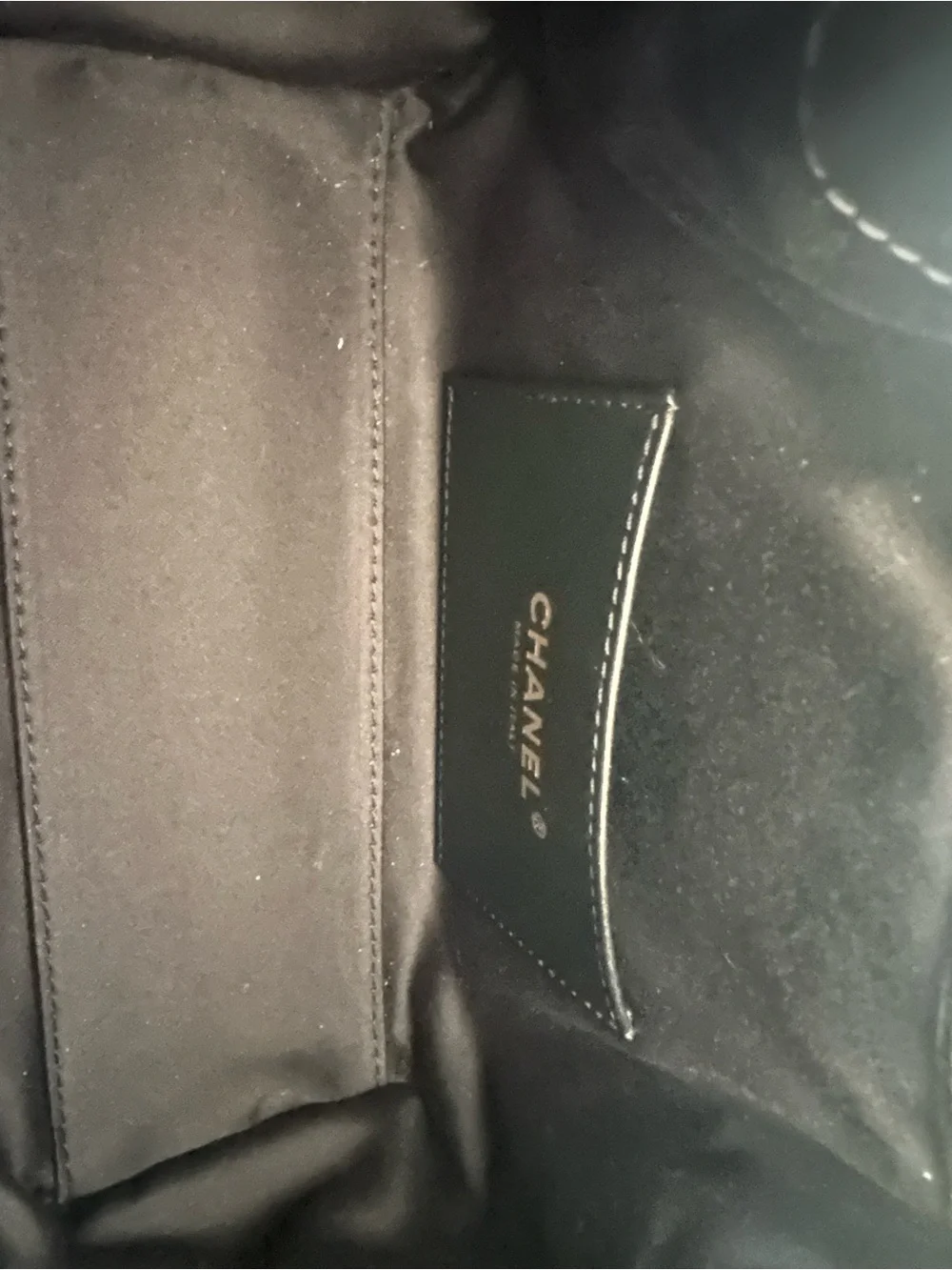 CHANEL 25 Mini Black Quilted Leather Drawstring Bucket Bag with Gold Hardware